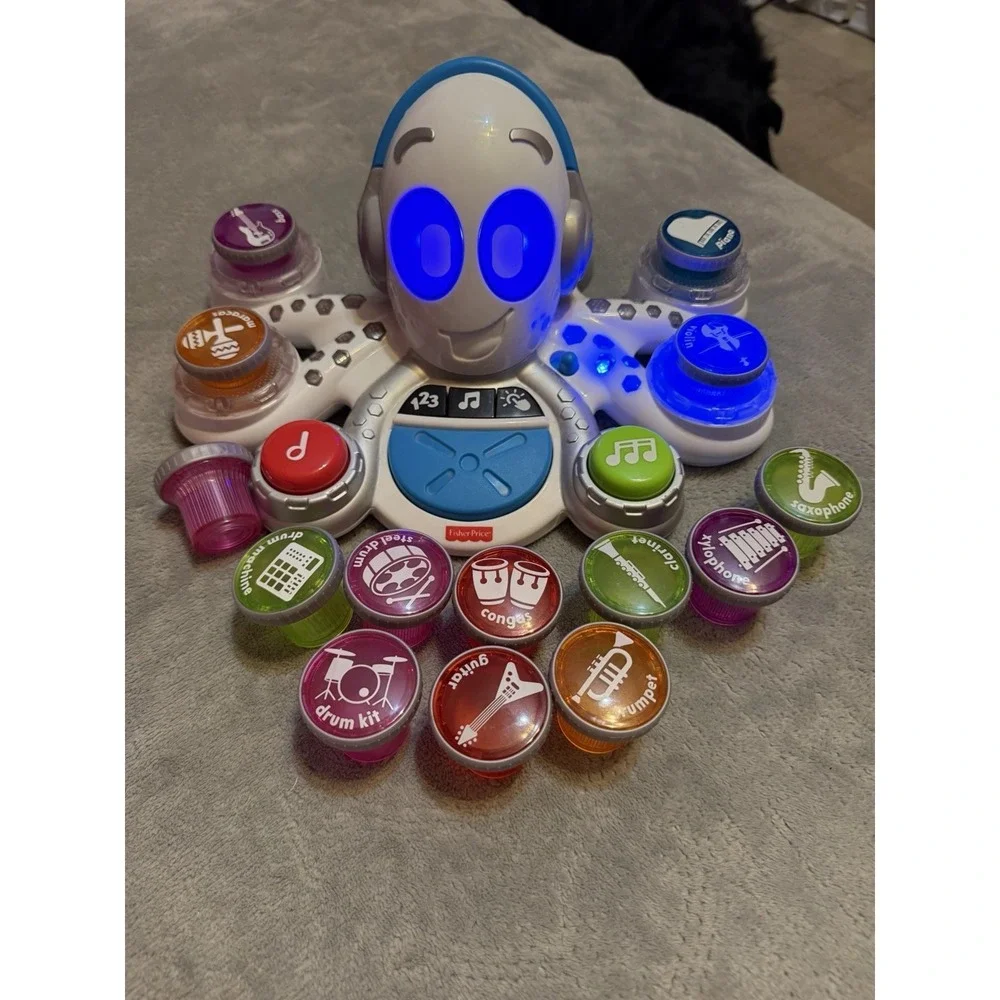 Fisher Price Think & Learn Rocktopus Musical Toy Lights Sounds Tested